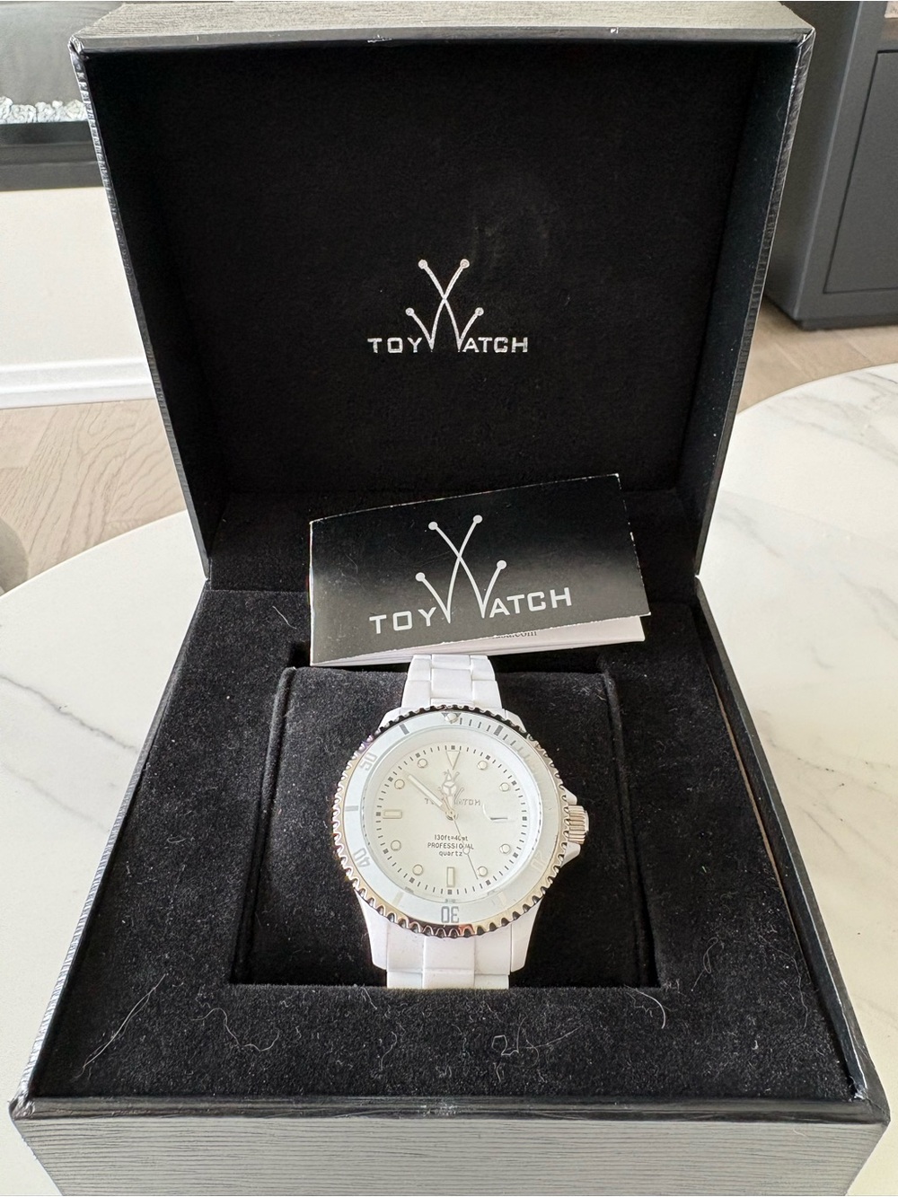 ToyWatch White and Silver Women’s Quartz Watch